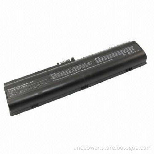6-cell Laptop Battery for HP DV2000, 4400mAh, 49Wh, Black
